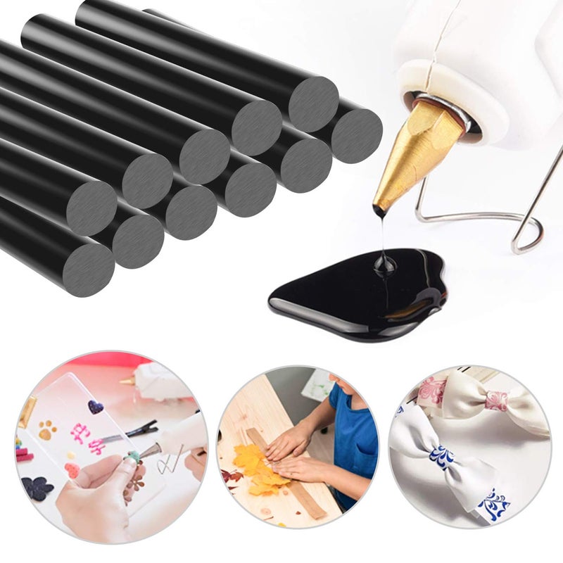 ENPOINT 36 Pack Black Hot Glue Sticks, 3.93 x 0.43 in Full Size Hot Melt Glue Sticks Dent Repair Tool EVA Colored Hot Melt Adhesive for Car DIY Art Craft General Repairs - Image 3